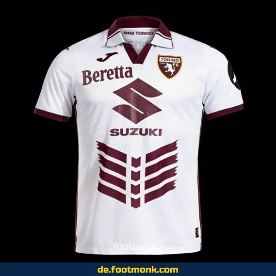 Torino Auswärtstrikot 2024/2025 – Fußballtrikot Herren/Damen/Kinder | Günstig online kaufen | Authentisches Vereinstrikot | Personalisierbar mit Nummer & Name
