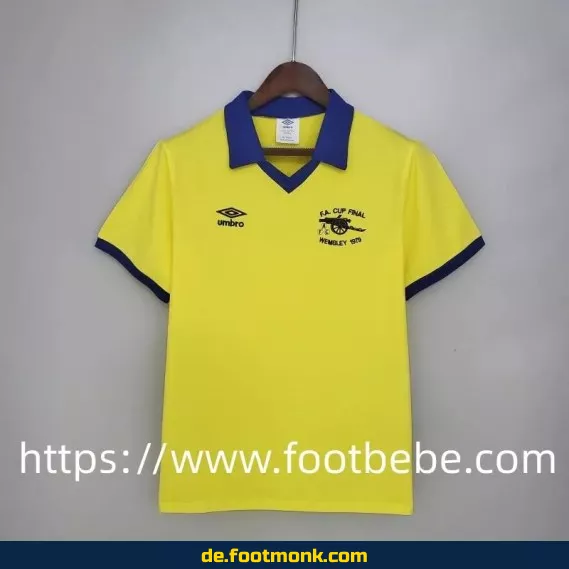 Vintage Arsenal Fußballtrikot 1971-1979 – Authentisches Auswärtstrikot kaufen
