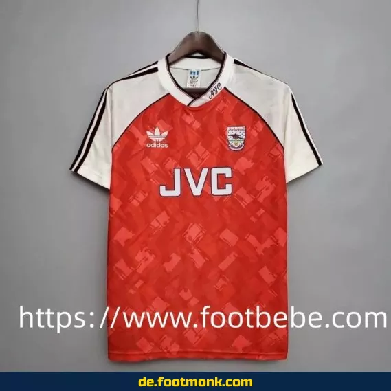 **Vintage Arsenal Heimtrikot 1990-1992 – Retro Fußballtrikot Herren/Damen – Authentisches Vereinstrikot – Fussballtrikots günstig kaufen**