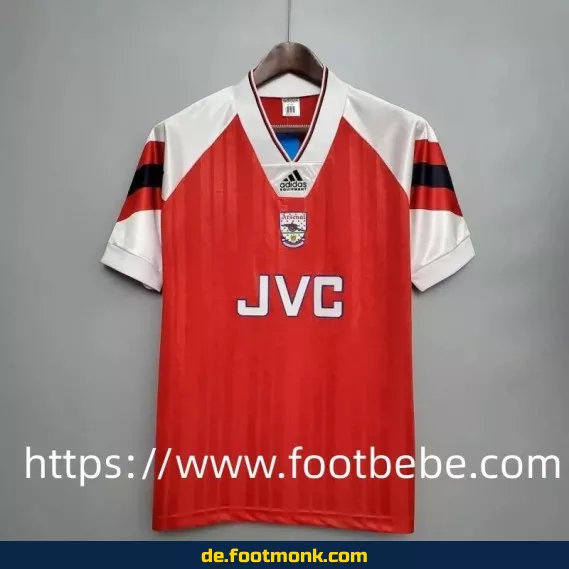 Vintage Arsenal Heimtrikot 1992-1994 – Retro Fußballtrikot Herren/Damen – Authentisches Vereinstrikot – Fussballtrikots günstig kaufen
