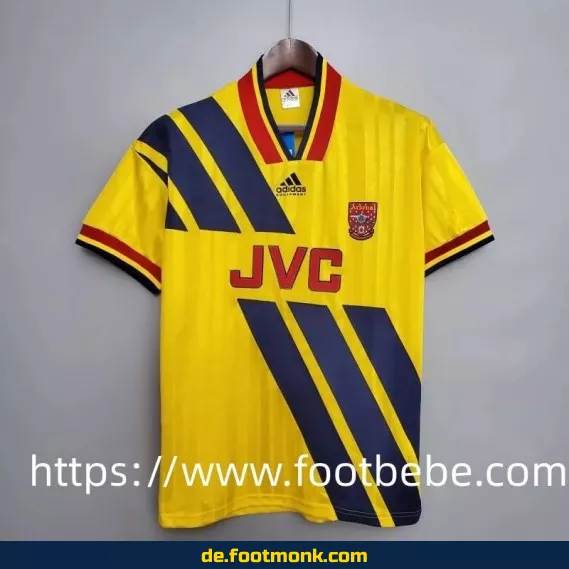 Vintage Arsenal Auswärtstrikot 1993/94 - Retro Fußballtrikot Herren/Damen - Original Fussballtrikot kaufen