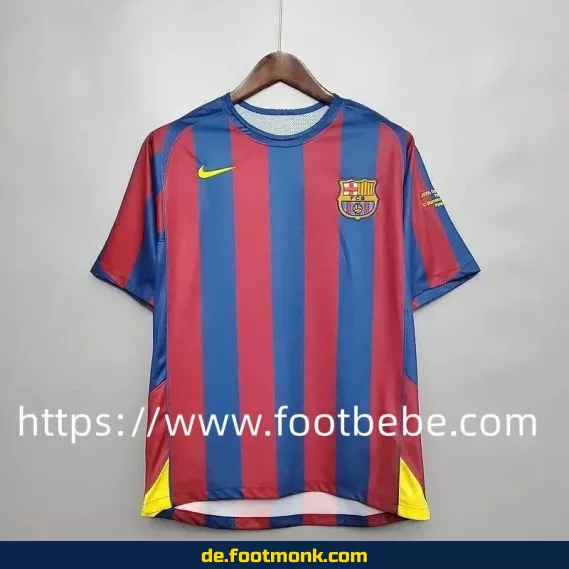 Vintage FC Barcelona Heimtrikot 2005/2006 – Authentisches Retro-Fußballtrikot für Herren