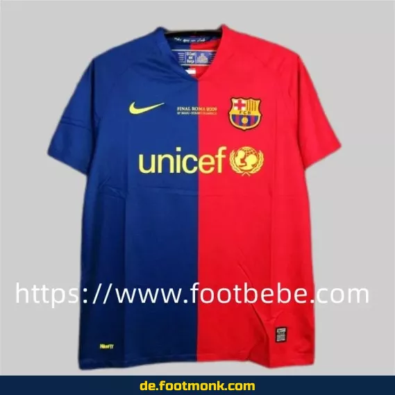 Vintage FC Barcelona Heimtrikot 2008/2009 – Authentisches Retro-Fußballtrikot für Herren (Nike) – Limited Edition