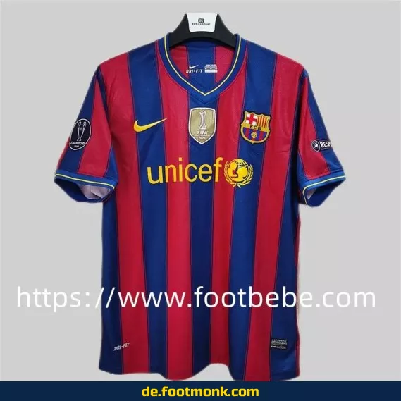 Vintage FC Barcelona Heimtrikot 2009/2010 – Authentisches Retro-Fußballtrikot für Herren