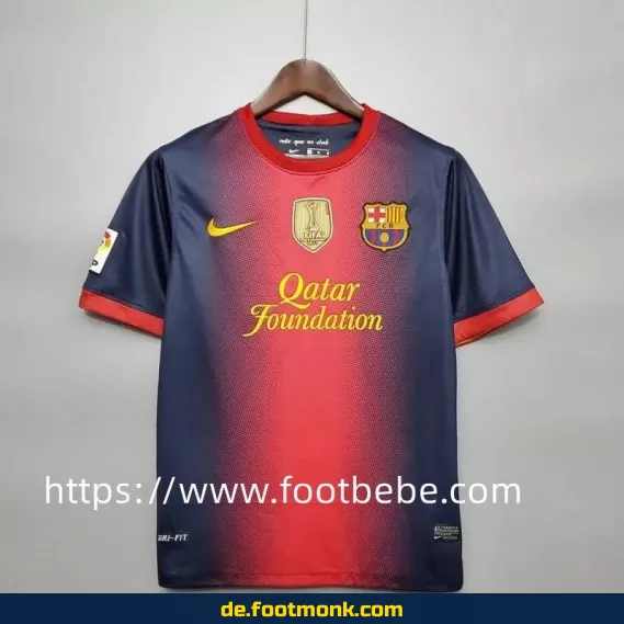 Vintage FC Barcelona Heimtrikot 2012/2013 – Authentisches Retro-Fußballtrikot für Herren