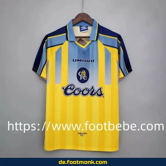 Vintage Chelsea Auswärtstrikot 1995-1997 – Retro Fußballtrikot Herren/Damen – Authentisches Vereinstrikot