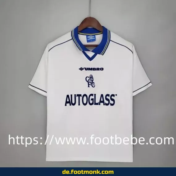 Vintage Chelsea Auswärtstrikot 1998-2000 – Retro Fußballtrikot Herren/Damen – Authentisches Vereinstrikot