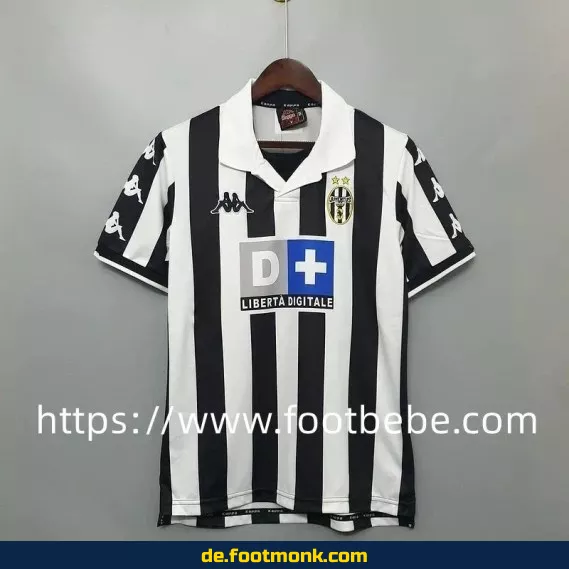 Vintage Juventus Heimtrikot 1999/2000 – Retro Fußballtrikot Herren/Damen – Authentisches Vereinstrikot – Limitierte Edition