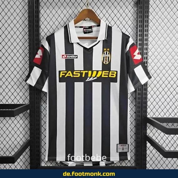 Vintage Juventus Heimtrikot 2001/2002 – Retro Fußballtrikot Herren | Authentisches Vereinstrikot | Günstige Fussballtrikots