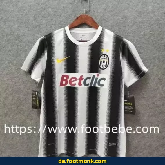 Vintage Juventus Heimtrikot 2011/2012 – Authentisches Retro-Fußballtrikot für Herren (Fußballtrikots günstig kaufen)