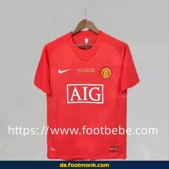 Vintage Manchester United Heimtrikot 2007/2008 – Authentisches Retro-Fußballtrikot für Herren (Nike) – Günstig online kaufen