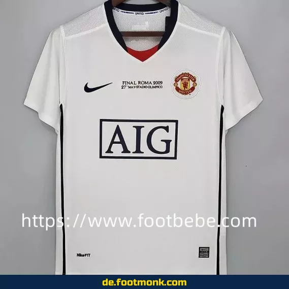 Vintage Manchester United Auswärtstrikot 2008/2009 – Retro Fußballtrikot Herren/Damen