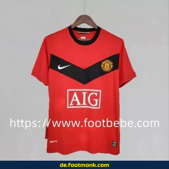 **Vintage Manchester United Heimtrikot 2009/2010 – Retro Fußballtrikot Herren/Damen (Nike, Authentisch)**