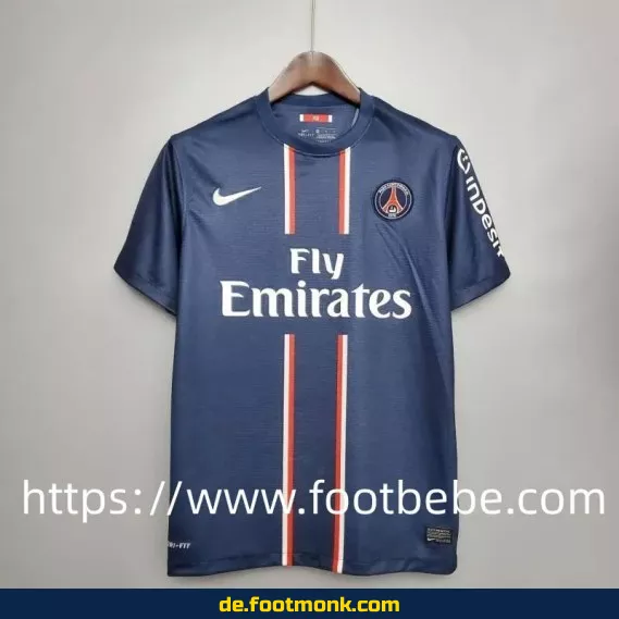 Vintage PSG Heimtrikot 2012/2013 – Authentisches Retro-Fußballtrikot (Herren/Damen) – Blaues Vereinstrikot von Nike – Limitierte Kollektion