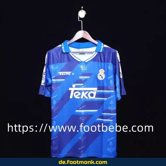 Vintage Real Madrid Auswärtstrikot 1994-1996 – Retro Fußballtrikot Herren/Damen – Authentisches Vereinstrikot