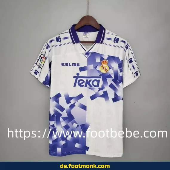 Vintage Real Madrid Fußballtrikot 1996/1997 – Drittes Trikot – Retro Fussballtrikot Herren/Damen – Authentisches Vereinstrikot