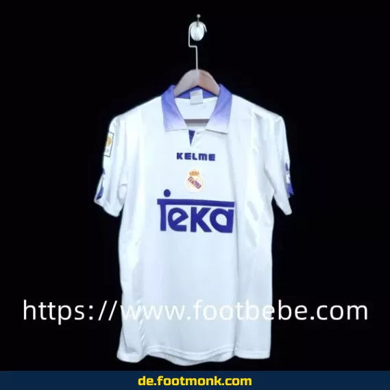 Vintage Real Madrid Heimtrikot 1997/98 – Retro Fußballtrikot Herren (Authentisch) | Fussballtrikots günstig kaufen | Nike/Adidas Vereinstrikots