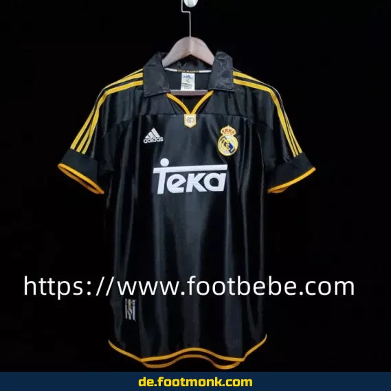 Vintage Real Madrid Auswärtstrikot 1998/1999 – Retro Fußballtrikot Herren/Damen – Authentisches Vereinstrikot