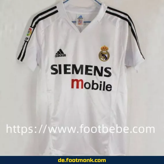 Vintage Real Madrid Heimtrikot 2004/2005 – Authentisches Retro-Fußballtrikot für Herren (Nike) – Limited Edition