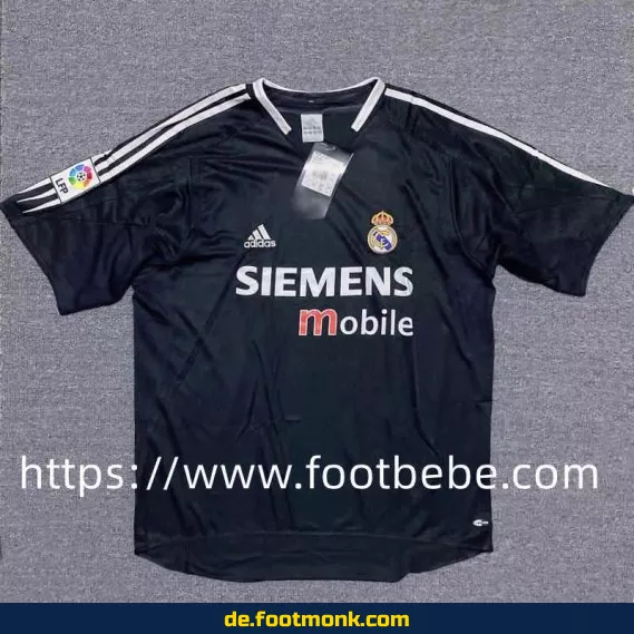 Vintage Real Madrid Auswärtstrikot 2004/2005 – Authentisches Retro-Fußballtrikot Herren/Damen (Nike) – Limitierte Fussballtrikots günstig kaufen