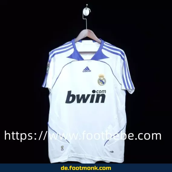 Vintage Real Madrid Heimtrikot 2007/2008 – Authentisches Retro-Fußballtrikot für Herren (Nike) – Limitierte Edition | Fußballtrikots günstig kaufen