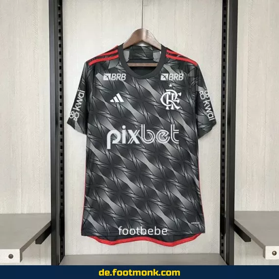 Flamengo Trikot 2024/2025 Auswärts mit Sponsoring – Fußballtrikot Herren/Damen/Kinder | Günstig online kaufen | Authentisches Vereinstrikot | Nike/Adidas