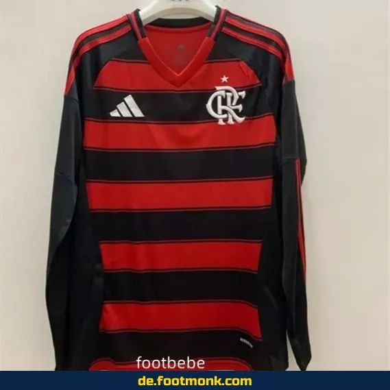Flamengo Heimtrikot 2025/2026 Langarm – Authentisches Fußballtrikot für Herren & Damen | Günstig online kaufen | Personalisierbar mit Nummer & Name