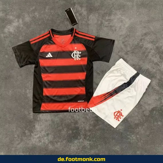 Flamengo Heimtrikot Kinder 2025/2026 – Günstige Fußballtrikots online kaufen | Authentisches Vereinstrikot für Kinder | Fußballtrikot mit personalisierbarer Nummer