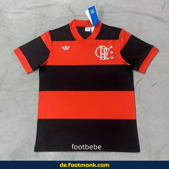 Vintage Flamengo Fußballtrikot 1981 Heim – Retro Vereinstrikot Herren/Damen/Kinder | Authentisches Fussballtrikot günstig kaufen