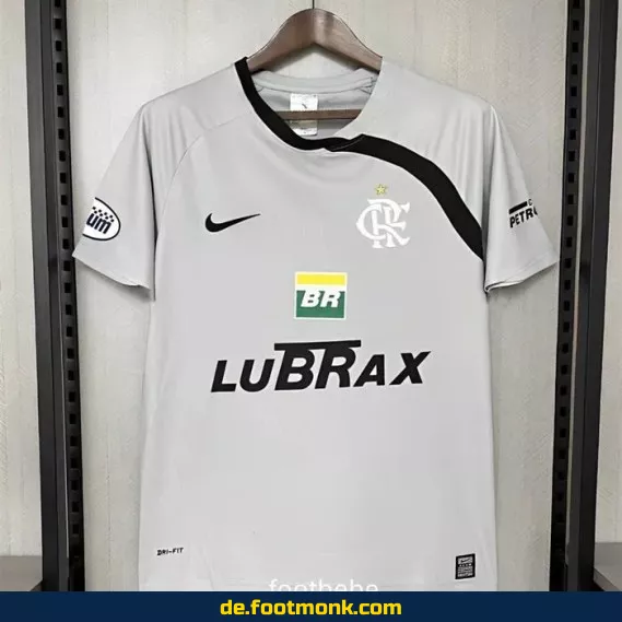 Vintage Flamengo Trikot 2008/2009 – Grau | Retro Fußballtrikot | Authentisches Vereinstrikot | Herren & Damen