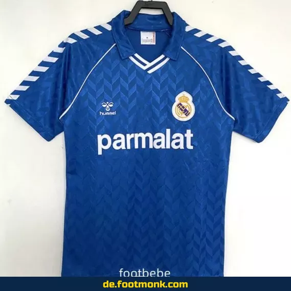 Vintage Real Madrid Auswärtstrikot 1986/1987 – Retro Fußballtrikot Herren/Damen