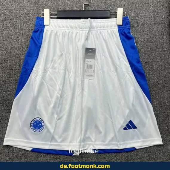 Cruzeiro Fußball-Shorts 2025/2026 – Weiß | Günstige Fussballtrikots online kaufen | Herren & Damen