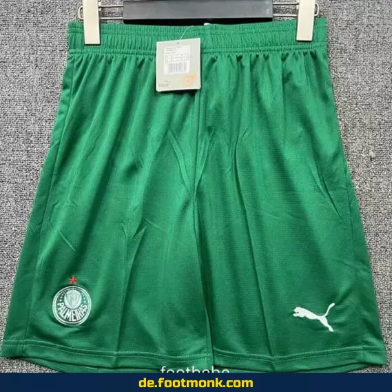 Palmeiras Fußball-Shorts 2025/2026 – Grün | Günstige Vereinstrikots | Herren & Damen