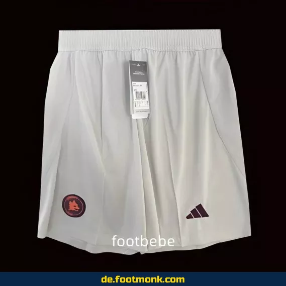 Fußball-Shorts Rom 2024/2025 weiß – Günstige Fußballtrikots online kaufen