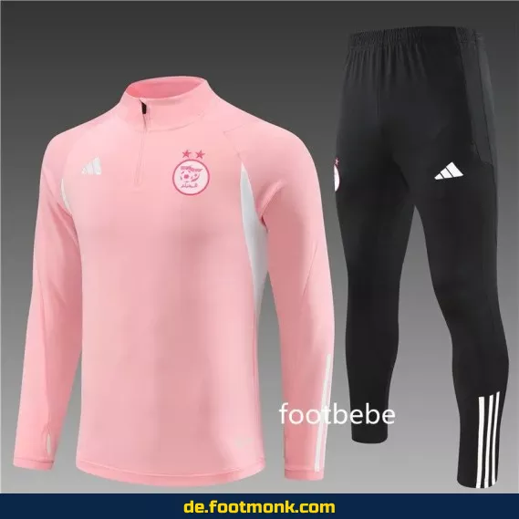 Herren Trainingsanzug Algerien 2023/2024 Halbzip-Rose – Fußballtrikot Set, Authentisch & Günstig