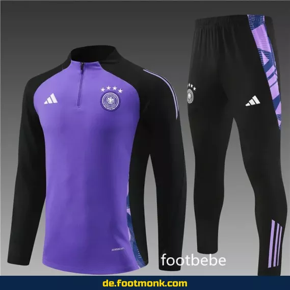 Deutschland Trainingsanzug 2024/2025 Halbzip Violet – Fußballtrikot Shop | Günstige Fußballtrikots & Vereinstrikots