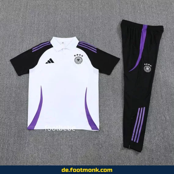Deutschland Fußballtrikot 2025/26 – Weißes Polo-Trikot – Herren/Damen/Kinder – Authentisch & Günstig