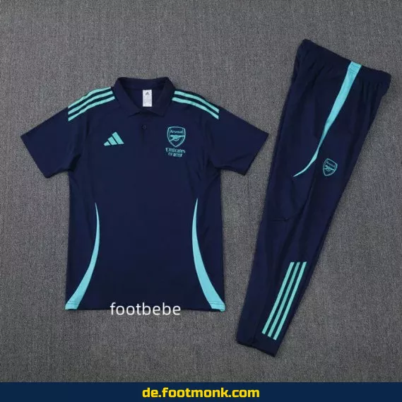 Arsenal Trainingsanzug 2025/2026 – Royal Blau Polo – Fußballtrikot Herren/Damen