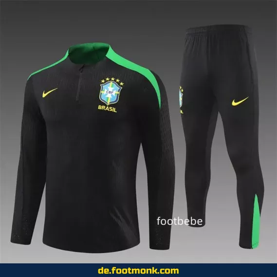 Brasilien Trainingsanzug 2024/2025 schwarz – Fußballtrikots & Trainingsanzüge günstig online kaufen
