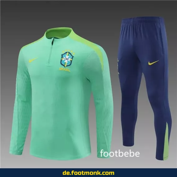 Brasilien Fußball-Trainingsanzug 2024/2025 – Grünes Trikot-Set | Herren, Damen & Kinder | Günstig Online Kaufen