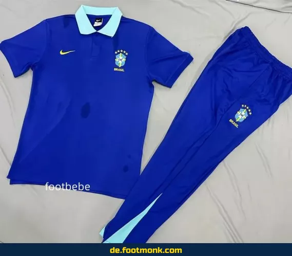 Authentisches Brasilien Fußballtrikot 2025 2026 in Blau – Herren & Damen verfügbar – Günstige Fußballtrikots online kaufen