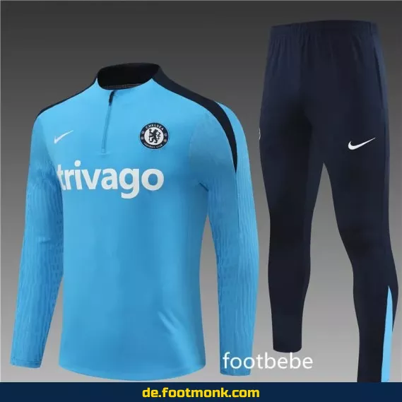 Chelsea Trainingsanzug 2024/2025 – Blaues Fußballtrikot-Set | Günstig online kaufen