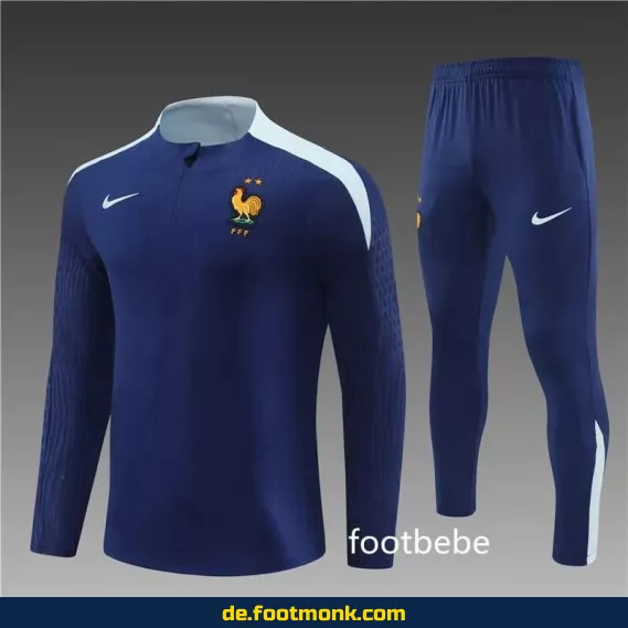 Frankreich Nationalmannschaft Trainingsanzug 2024/2025 – Royal Blau | Offiziell lizenziert | Herren, Damen & Kinder | Fußballtrikots & Trainingsanzüge | Nike/Adidas | Personalisierbar
