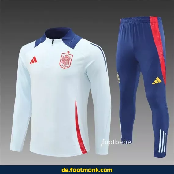 Spanien Trainingsanzug 2024/2025 – Hellblau | Günstige Fußballtrikots & Vereinstrikots | Nike/Adidas