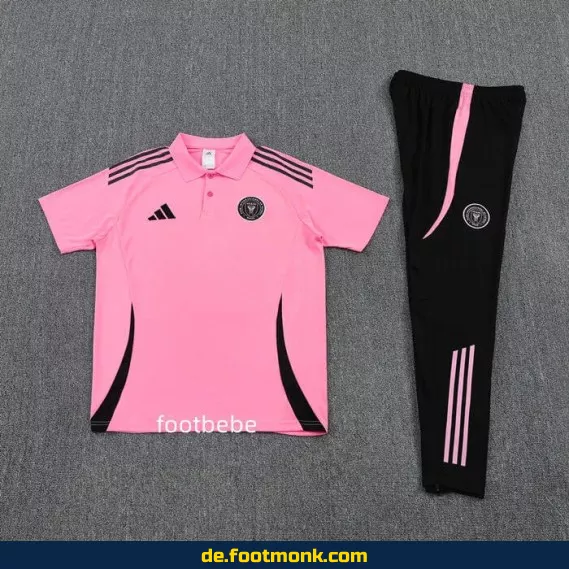 Inter Miami CF Polo Trainingsshirt 2025/2026 – Rosa | Fußballtrikot Herren/Damen | Authentisches Vereinstrikot | Nike/Adidas | Personalisierbar