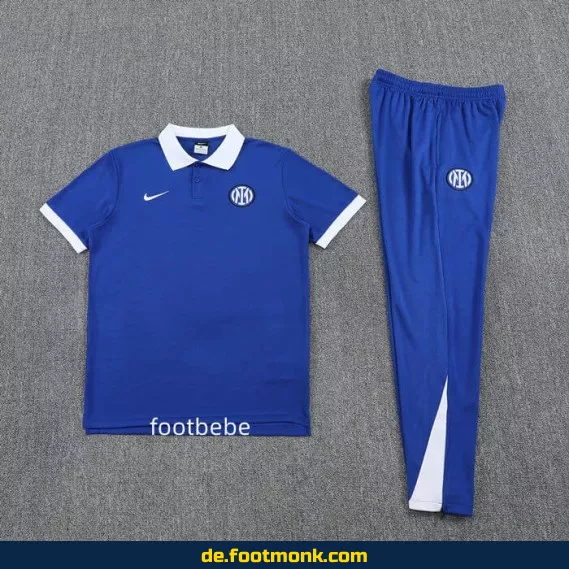 Inter Milan Trainingsanzug 2025/2026 – Blaues Polo-Trikot | Herren, Damen & Kinder | Günstige Fussballtrikots | Authentische Vereinstrikots | Nike/Adidas