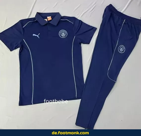 Manchester City 2025/2026 Royalblaues Polo-Trikot – Herren Trainingsanzug | Offiziell & Authentisch | Fußballtrikot Shop