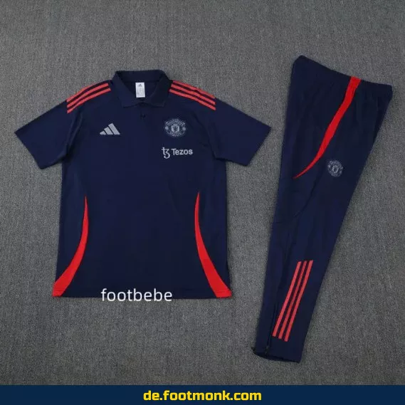 Manchester United Trainingspolo 2025/2026 – Royalblau | Offizielles Vereinstrikot | Herren & Damen | Günstige Fußballtrikots online kaufen | Nike/Adidas