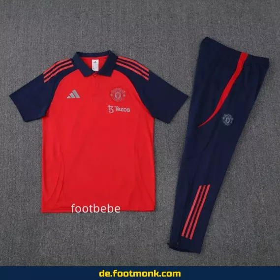 Manchester United Polo Trainingsshirt 2025/2026 – Rot | Authentisches Fußballtrikot | Herren & Damen | Günstig online kaufen