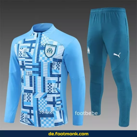 OM Marseille Trainingsanzug 2024/2025 – Camouflage Blau | Fußballtrikots & Vereinstrikots | Herren, Damen & Kinder